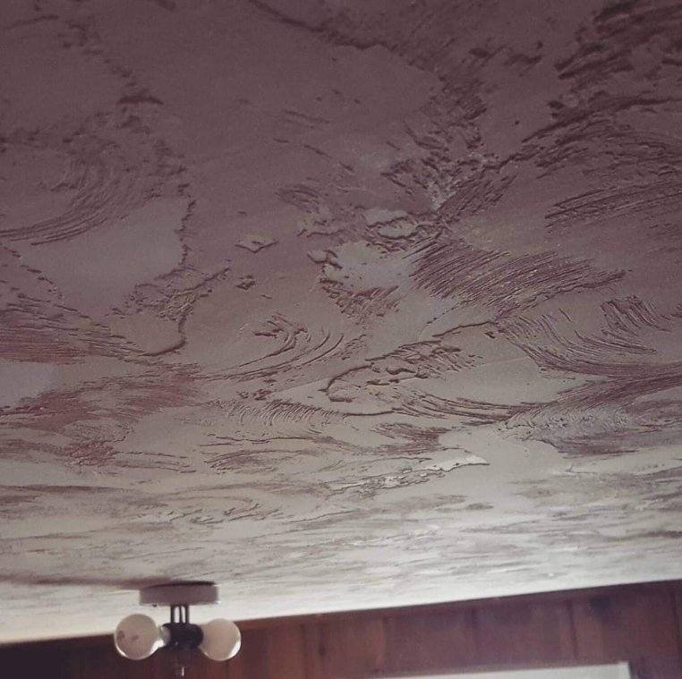 closeup of ceiling texture